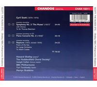 CYRIL SCOTT: SYMPHONY NO. 3 "THE MUSES"; PIANO CONCERTO NO. 2; NEPTUNE NEW CD