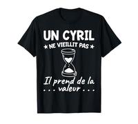 Cyril Value | Birthday Funny Funny Dad Father Name T-Shirt