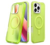 CYRILL by Spigen UltraSheer Mag Case Compatible with iPhone 16 Pro (2024) [Compatible with MagSafe] - Lime