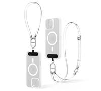 CYRILL Spigen Charm Strap, Clear Universal Cell Phone Strap [Crossbody and Wristlet Strap] - Crystal Clear
