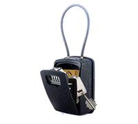 Cyrmiug Extra Large Key Storage Security Lock Box, Sturdy Waterproof Re-settable 4 Digit Combination Lock Box for House Key Doorknob Outside, to Share and Secure Keys for Home,Office,Garage etc