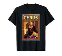 Cyrus the Great Persian King Value Graphic T-Shirt, Men, Black, S