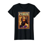 Cyrus the Great Persian King Value Graphic T-Shirt, Women, Black, XL