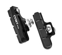 CYSKY 1 Pair Bicycle C Caliper Brake Pads Extension Adapter for Road Bike, Folding Bike, Fixed-Gear Bicycle (Black)
