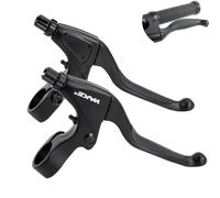 CYSKY Bicycle Brake Levers 1 Pair Aluminum Alloy Mountain Bike Brake Handles 4 Finger 2.2cm Diameter for Most Bicycle, Road Bike, MTB, BMX, Cycling