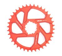 CYSKY Direct Mount Chainring 32T 34T 36T 38T 40T 3mm Offset Narrow Wide Teeth Chainring CNC 7075 Bike Chainwheel for SRAM GXP Interface Crankset (Red, 38T)