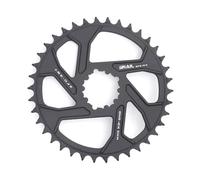CYSKY Direct Mount Chainring 32T 34T 36T 38T 40T 3mm Offset Narrow Wide Teeth Chainring CNC 7075 Bike Chainwheel for SRAM GXP Interface Crankset (Black, 38T)