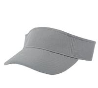 Cysocool Kids Unisex Visor Hat 4-12 Years Grey Cotton Polyester Sun Protection UPF 50+ Adjustable Peaked Sports Running Golf Tennis Summer Beach Hat