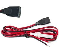 CYSSJF 2-Wire 16-Gauge CB Power Cable, 3 Pin Plug, 59 Inch, Fused Cigarette Lighter Plug, LED Indicator, Compatible with Cobra, Galaxy, Midland, Uniden CB Radios