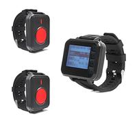 CYSSJF Personal Alarm for Elderly Wrist Wireless Caregiver Pager Elderly Alarm Call Button Call Bell For Elderly Patient Nurse with 1PC Wrist Pager + 2PCS Wrist Call Buttons