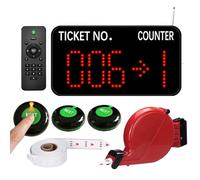 CYSSJF Queue Calling System for Multiple Counters | Call Buttons +Number Display +Ticket Dispenser(3+1+1) | Queue Management, Calling Queuing Client to the Appropriate Counter