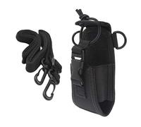 CYSSJF Radio Holder Walkie Talkie Holder Adjustable Shoulder Strap Multi-Function Pouch Case Holder MSC-20C for Kenwood Yaesu Icom Motorola Baofeng UV5R UV82 TYT UV5RA HYT Retevis H777 (1pc)