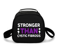 Cystic Fibrosis Awareness Cute Lunch Bags for Women Men Lightweight Insulated Lunch Bag for Work Picnic Travel