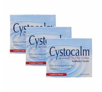 Cystocalm Cystitis Relief from Burning Pain, 6 Sachets 4g Granules, Cranberry