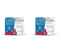 Cystopurin Cystitis Relief, Cranberry Flavour and Low in Sodium, 6 Sachets (Pack of 2)