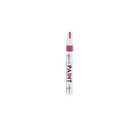 CYSUE 1/3/6/12Pcs Colorful Permanent Paint Marker Waterproof White Markers Tire Tread Rubber Fabric Paint Metal Paint Marker Pens(1pc pink)