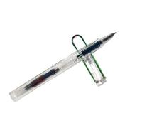 CYSUE 1-Piece Fountain Pen Big Clip Posture Correction Writing Ink Pens for Student School Office Supplies Gift Stationery(0.38mm Hooded Nib)