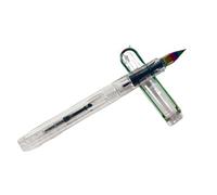 CYSUE 1-Piece Fountain Pen Big Clip Posture Correction Writing Ink Pens for Student School Office Supplies Gift Stationery(0.5mm Straight Nib)