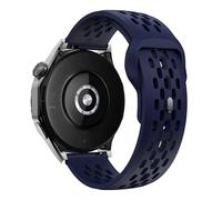 CYSUE 18mm 20mm 22mm hole Silicone Band for Samsung Galaxy Watch 6 5 4 for Huawei GT4 3 GT2 pro bracelet for Garmin Vivoactive 4 strap(Midnight Blue,20mm)