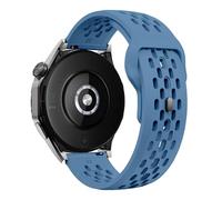 CYSUE 18mm 20mm 22mm hole Silicone Band for Samsung Galaxy Watch 6 5 4 for Huawei GT4 3 GT2 pro bracelet for Garmin Vivoactive 4 strap(Blue,20mm)