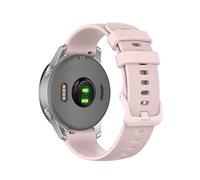 CYSUE 20 22mm Silicone Watch Band For GTS 3/GTS2 Mini/GTR 42/47mm/GTR2/2e/Stratos 2/3 Bracelet GTR 3 Bip Straps (Color : Rose pink, Size : 22mm Universal)