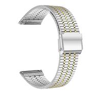 CYSUE 20mm 22mm Metal Bands For Garmin Forerunner 265 255 245 645 Misic Strap Venu 3 2 Plus Sq/Vivoactive 5 4 Stainless Steel Bracelet Watchbands(Blue Pink,20mm)