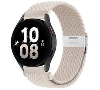 CYSUE 20mm 22mm Strap For Samsung Galaxy Watch 6 5 4 Band 40/44mm 5Pro Active 2 Gear S3 Braided Elastic Bracelet For Huawei GT2/3 /4Pro/5 WatchBands(Starlight,20mm)