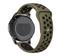 CYSUE 20mm 22mm Watch Strap For Galaxy Watch 3 45mm/42mm/Active-2 Gear S3 Frontier Silicon Bracelet For Huawei GT/2/2e Strap 46mm(Cargo Khaki,20mm watch band)