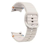 CYSUE 20mm Original Silicone Band For Galaxy Watch 7 FE 6 4 Classic 5 Pro 44mm 40mm 43mm 47mm 45mm Bracelet Galaxy Watch6 7 Strap(Starlight)