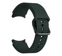 CYSUE 20MM Silicone Original Strap Watchband For Samsung Galaxy Watch4 Classic 42 46mm/Watch 4 40 44mm Smart Wristband Bracelet (Color : Official green, Size : Classic 46mm)