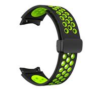 CYSUE 20mm Silicone Strap for Samsung Galaxy Watch 6 Classic 43 47mm 5Pro 45mm Breathe No Gaps Buckle Watch 7 6 5 4 40mm 44mm Watchbands(Olive Flak,Watch 4 5 6 7)