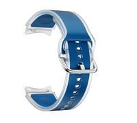 CYSUE 20mm Summer Band For Samsung Galaxy Watch 7 FE 40mm Watch 6 Classic 47mm Strap Hiking Women Man Accessory WatchBands(Transparent Cyan,5 Pro 45mm)