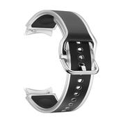 CYSUE 20mm Summer Band For Samsung Galaxy Watch 7 FE 40mm Watch 6 Classic 47mm Strap Hiking Women Man Accessory WatchBands(Transparent Black,Watch 6 5 4 44mm)