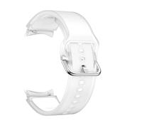 CYSUE 20mm Summer Band For Samsung Galaxy Watch 7 FE 40mm Watch 6 Classic 47mm Strap Hiking Women Man Accessory WatchBands(Transparent White,Watch 7)