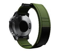 CYSUE 22 26mm Braided Nylon Watchband Strap For Garmin Fenix 7 7X 5X 5 Pro 6 6X Plus 3HR Enduro Tactix Delta Quick Release Wrist Bands (Color : A, Size : 22mm Width)