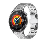 CYSUE 22mm Stainless Steel Strap For Huawei Watch GT5 46mm Band Metal Business Bracelet For Huawei Watch GT4 46mm GT2e Watchbands(Sliver,GT4)