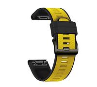 CYSUE 26 22MM Quick Release Easy Fit Silicone Wrist band Strap For Garmin Fenix 5 5X Plus 6 6X Pro Enduro Descent Mk1 Watchband Correa(L,For Enduro)