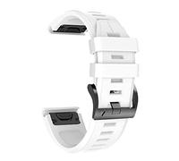CYSUE 26 22MM Quick Release Easy Fit Silicone Wrist band Strap For Garmin Fenix 5 5X Plus 6 6X Pro Enduro Descent Mk1 Watchband Correa(R,Other 22mm Straps)