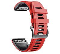 CYSUE 26 22mm Silicone Smart Watch Band Strap For Garmin Fenix 7 7X 5 5X Plus 6 6X Pro 3HR Epix Easy Fit QuickFit Smartwatch Bracelet(C,For Enduro)