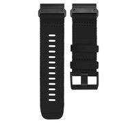 CYSUE Braided Canvas Strap for Garmin Fenix 7 6X 6S 6 Pro 5X 5 5S 3HR Bracelet Belt，For Garmin Watch Band 22mm 26mm Sport Wristband (Color : Black, Size : 22MM)