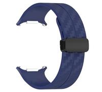 CYSUE Carbon Fiber Pattern Strap for Samsung Galaxy Watch 7 Ultra 47mm Silicone Band for Galaxy Watch 7 Ultra Bracelet(MidU)
