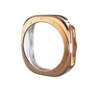 CYSUE Case Full Cover For Samsung Galaxy Watch 7 40mm 44mm TPU Anti drop and waterproof Protector Case(Rose gold,For Watch 7 40mm)