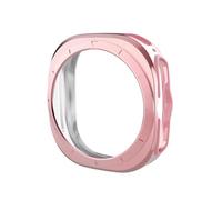 CYSUE Case Full Cover for Samsung Galaxy Watch 7 40mm 44mm TPU Anti Drop and Waterproof Protector Case(Pink,for Watch 7pro 47mm)