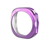 CYSUE Case Full Cover for Samsung Galaxy Watch 7 40mm 44mm TPU Anti Drop and Waterproof Protector Case(Purple,for Watch 7pro 47mm)