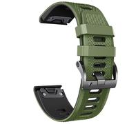 CYSUE Fenix 8 22mm Silicone Bands for Fenix 7/Fenix 6/Fenix 5/Fenix 5 Plus/Fenix 6 Solor/Fenix 6 Pro/Forerunner 945/Approach S60/Quatix 5/Epix, One Size, Agate