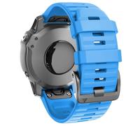 CYSUE Fenix 8 22mm Soft Silicone Easy Fit Bands for Fenix 7/Fenix 6 Pro/Fenix 5/Fenix 5 Plus/Approach S60/S62/Quatix 6 Smartwatch, One Size, Agate