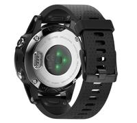 CYSUE For Fenix 5S/Fenix 6S Bands 20mm Easy Fit Silicone Watch Bands Replacement For Fenix 7S/Fenix 5S Plus/Fenix 6S Pro/D2 Delta S Smartwatches(Black)