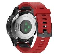 CYSUE For Fenix 5S/Fenix 6S Bands 20mm Easy Fit Silicone Watch Bands Replacement For Fenix 7S/Fenix 5S Plus/Fenix 6S Pro/D2 Delta S Smartwatches(Red)