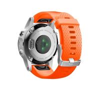 CYSUE For Fenix 5S Watch Band Fenix 6S Quickfit Soft Silicone Replacement Strap For Fenix 5S Plus/Fenix 6S Pro/Fenix 7S/D2 Delta S Smart Watch Band(Orange)