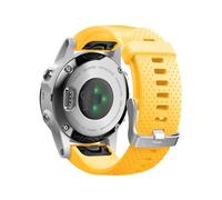 CYSUE For Fenix 5S Watch Band Fenix 6S Quickfit Soft Silicone Replacement Strap For Fenix 5S Plus/Fenix 6S Pro/Fenix 7S/D2 Delta S Smart Watch Band(Yellow)